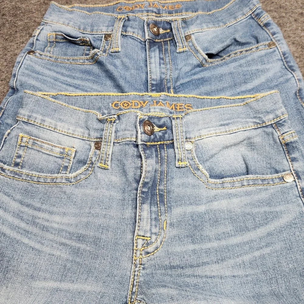 Cody James Mens Straight Leg Medium Wash Jeans Cowboy Western 29x32 Lot 2